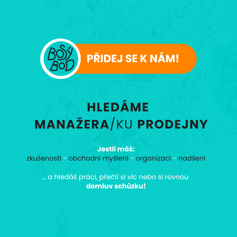 Hledá se manažer/ka multibrandového obchodu s barefootovou obuví