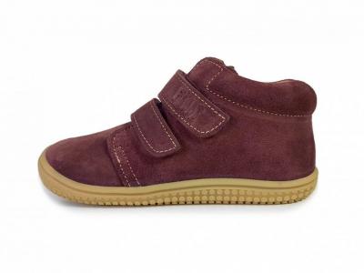 Filii barefoot - Chameleon Velours Berry Velcro