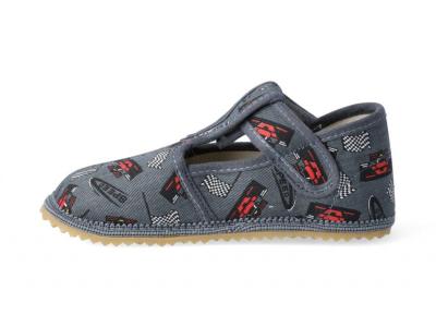 BEDA barefoot bačkůrky šedá formule 060010/W/02 Užší typ