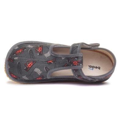 BEDA barefoot bačkůrky šedá formule 060010/W/02 Užší typ