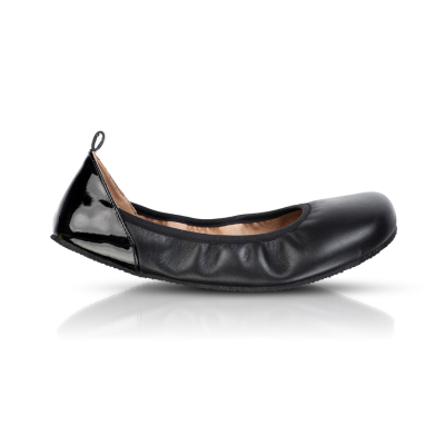 Barefoot Balerínky Shapen Tulip II Black Wide