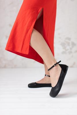Barefoot Balerínky Shapen Tulip II Black Wide