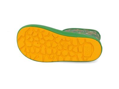 Barefoot holinky Koel4Kids Tractor Green