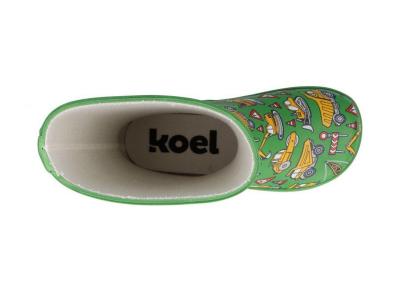 Barefoot holinky Koel4Kids Tractor Green