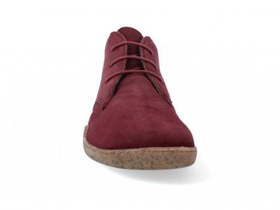 Barefoot kotníková obuv bLifestyle classicSTYLE - bio velours wool cranberry