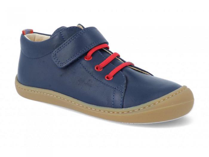 Barefoot tenisky KOEL4kids - Bonny Nappa Blue modré náhled