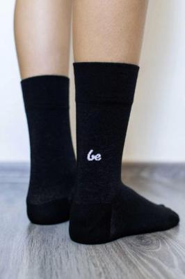 Be Lenka barefoot ponožky unisex černé vysoké