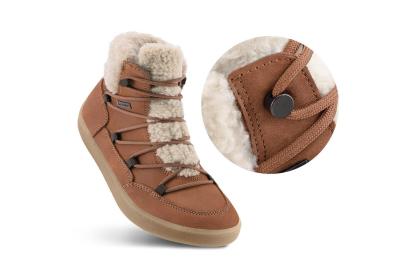 Be Lenka zimní barefoot boty Bliss - Brown