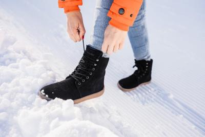 Be Lenka zimní barefoot boty Winter 3.0 - Matt Black