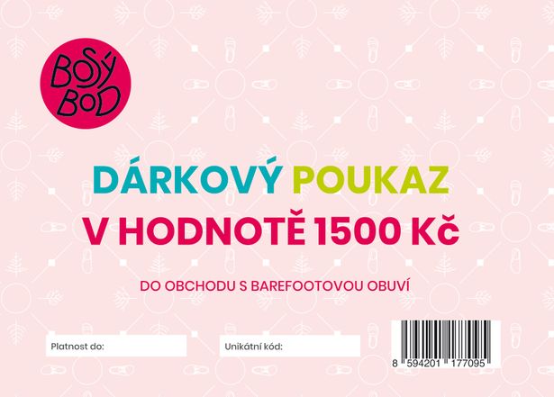 Dárkový poukaz 1500