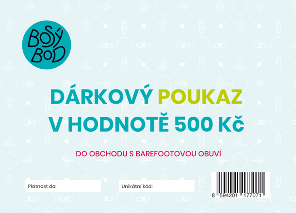 Dárkový poukaz 500
