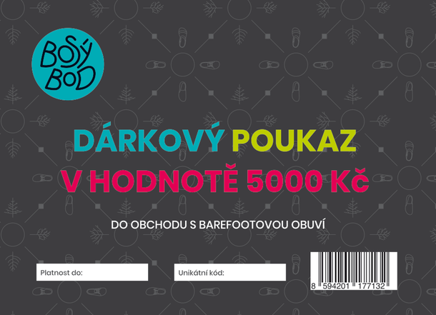 Dárkový poukaz 5000