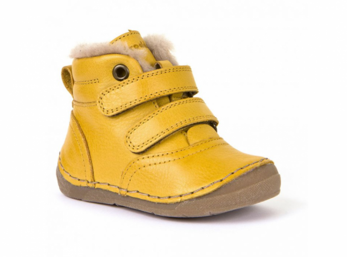 Froddo G2110078-7 Yellow Dětská zimní obuv