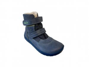 Fare Bare dětské zimní nepromokavé boty modré B5541102 náhled