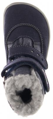 Fare Bare dětské zimní nepromokavé boty modré A5241401-2