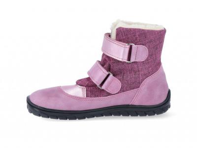 Fare Bare dětské zimní nepromokavé boty růžové B5441951