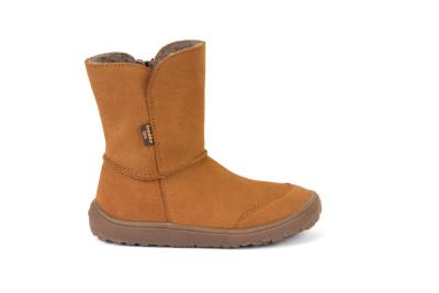 Froddo barefoot kozačky Tex Suede Cognac G3160207-2