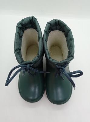 Gumáky Viking Indie Alv Dark Green Winter Wool