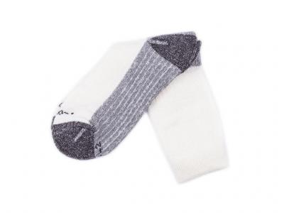 Ovčí ponožky Merino se zdravotním lemem, krémová, dárkové balení