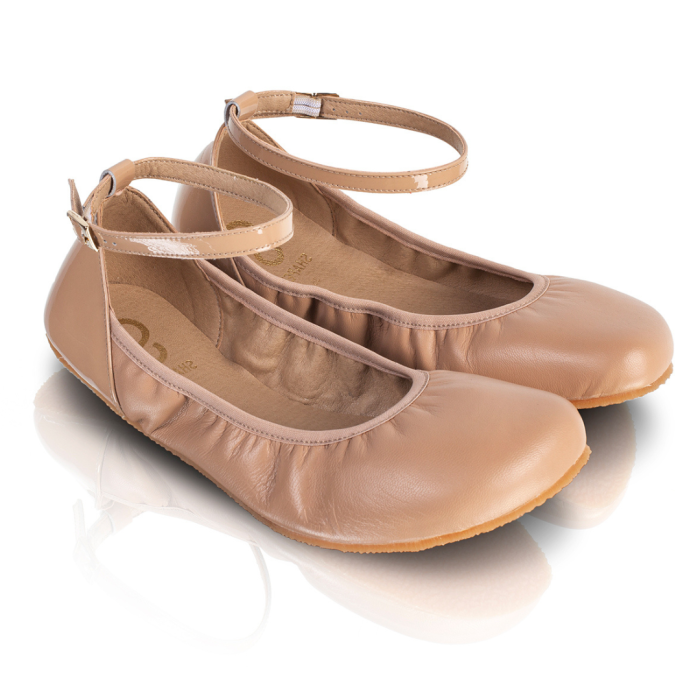Produkt Barefoot Balerínky Shapen Tulip III Beige Wide náhled