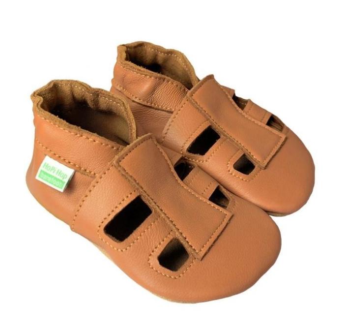 Produkt Hopi Hop capáčky sandálky koňakové