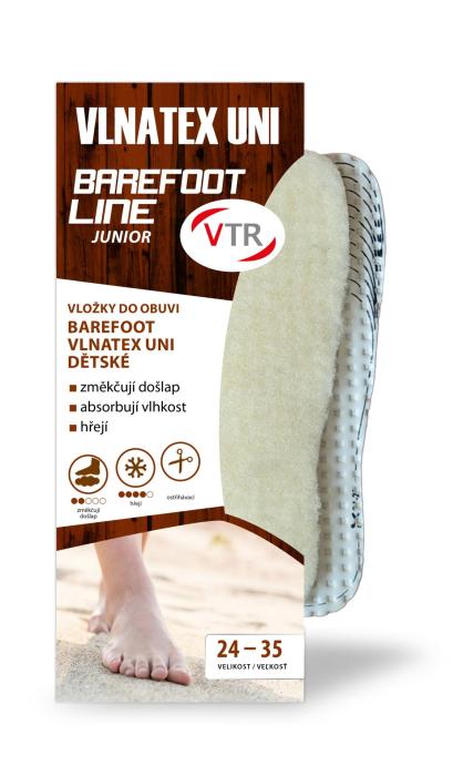VTR vložky do bot s ovčí vlnou (barefoot) náhled