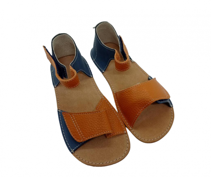 Dětské sandály ORTO plus Mirrisa Modrooranžové náhled